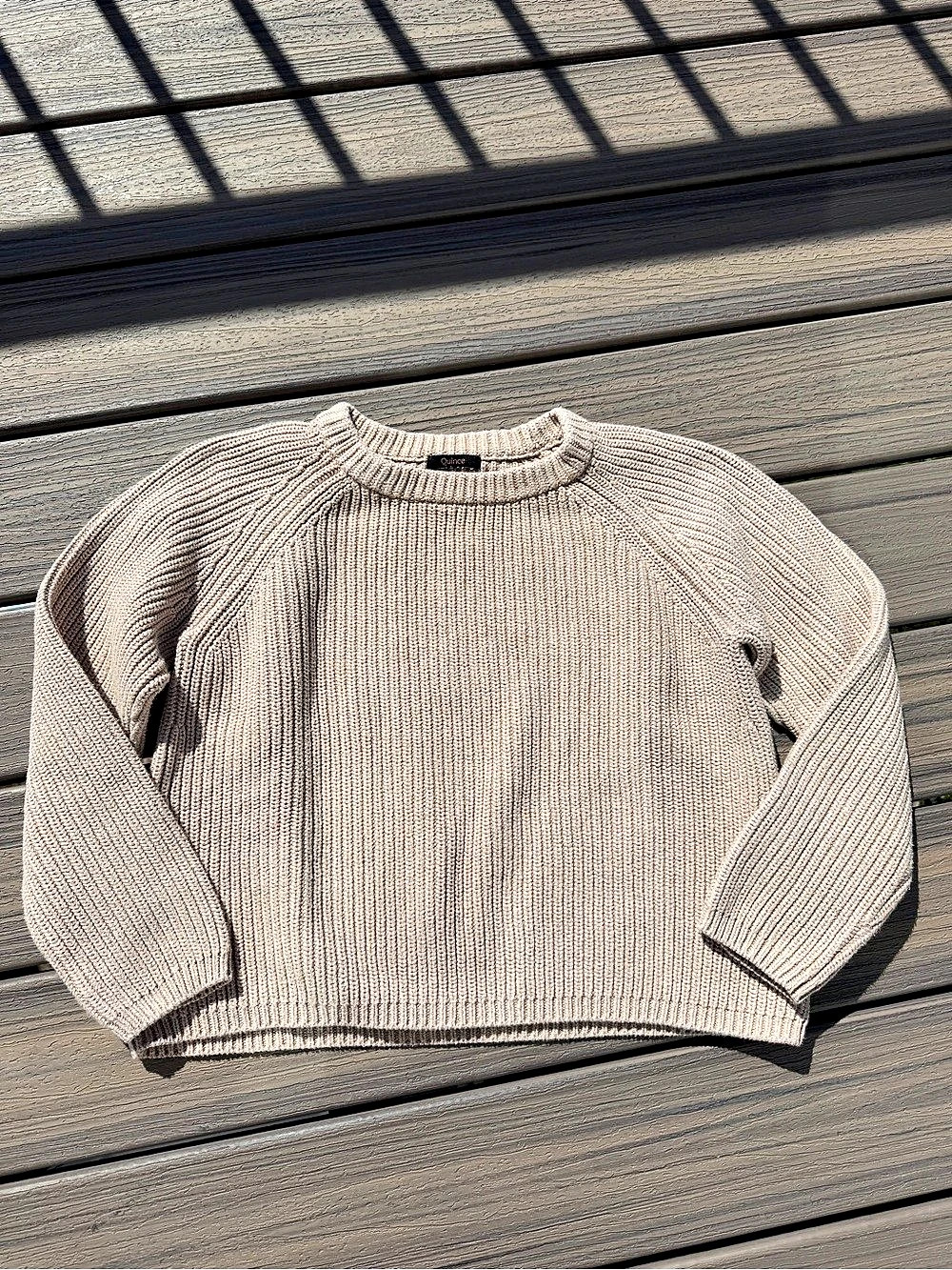 Women’s Quince Ribbed Crewneck Sweater